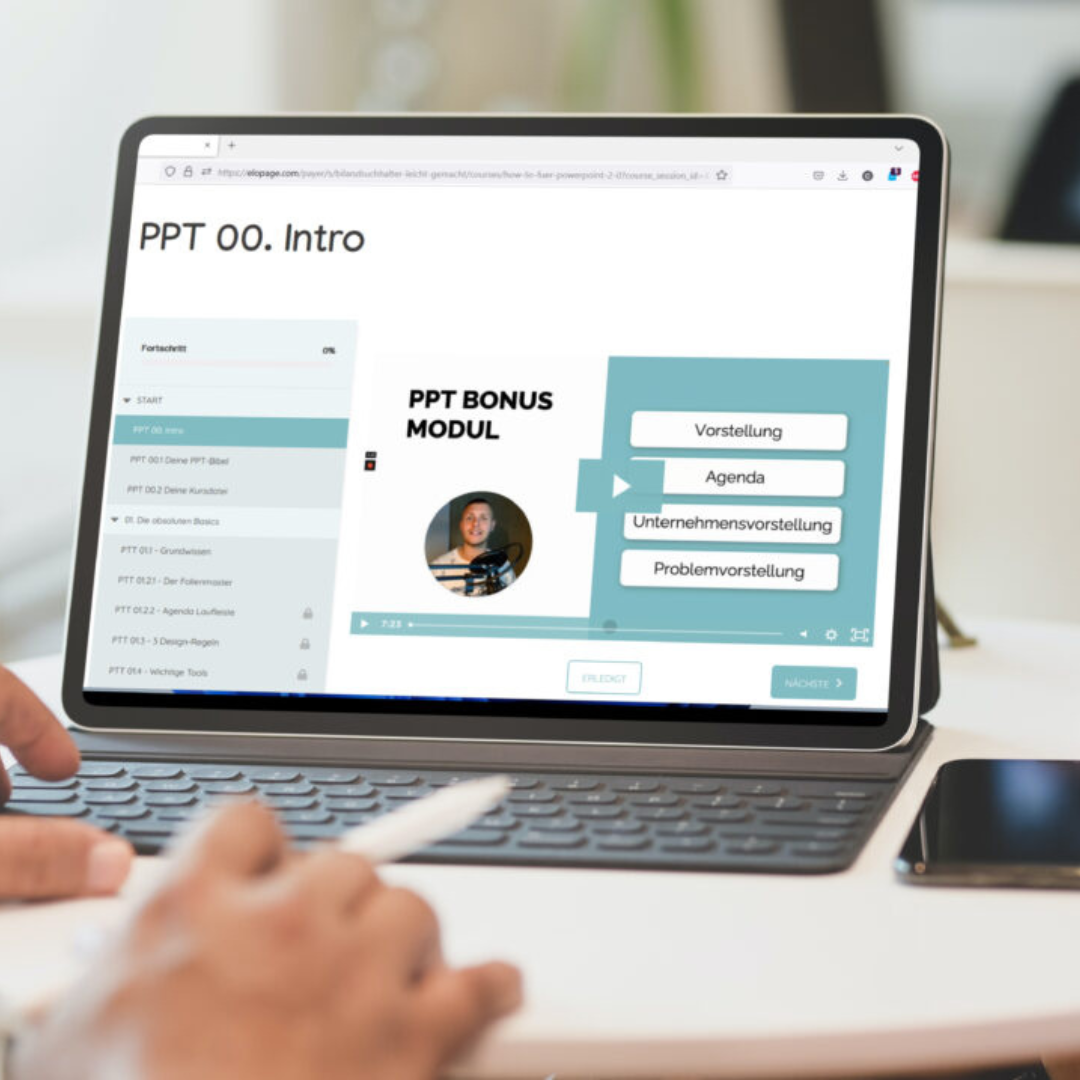 PowerPoint Kurs Bilanzbuchhalter mit Jan Reus